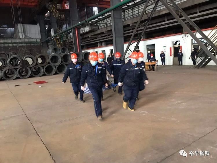 裕华高线厂组织特种设备事故应急救援演练